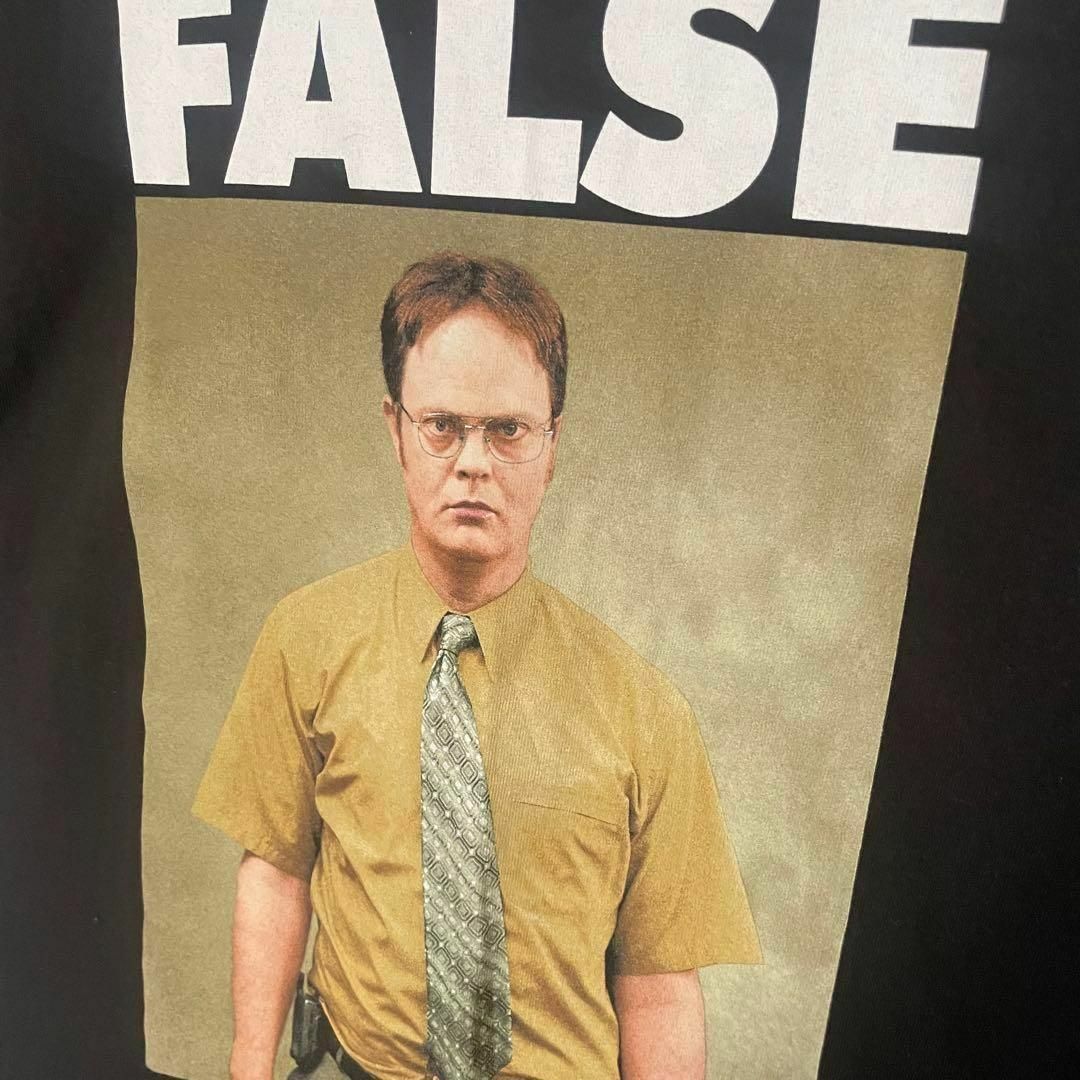 USA【アメリカ❗️】TシャツThe Office FALSEフォトプリント