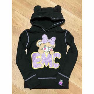 アースマジック(EARTHMAGIC)のアースマジック　パーカー　クマ耳130(Tシャツ/カットソー)