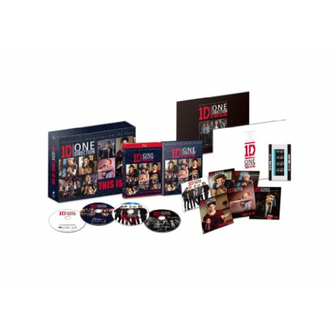 ワン・ダイレクション THIS IS US:THIS IS THE BOX ＜完全限定生産シリアルナンバー入り日本限定デラックスBOXセット＞ ブルーレイ IN 3D&ブルーレイ&DVD+初回限定特典DVD(4枚組) [Blu-ray]