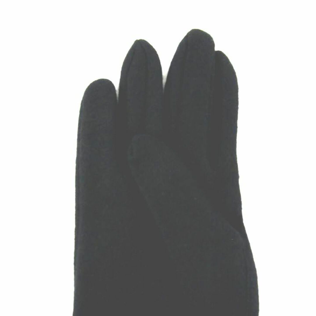 AQUA SCUTUM(アクアスキュータム)のアクアスキュータム 手袋 グローブ 未使用 ウール/ナイロン レザートリム ブランド 小物 黒 メンズ ブラック Aquascutum メンズのファッション小物(手袋)の商品写真