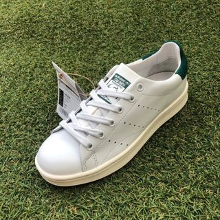 【新品 匿名配送】スタンスミス 緑 ゴールド ロゴ 23.5cm adidas