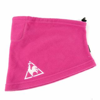 ルコックスポルティフ(le coq sportif)のルコックスポルティフ ネックウォーマー ポーラテック フリース ゴルフウエア 小物 レディース FREEサイズ ピンク le coq sportif(ネックウォーマー)