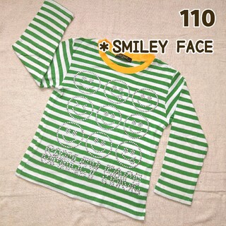 【SMILEY FACE】(110）ボーダーロンT(Tシャツ/カットソー)