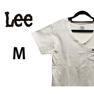 リー(Lee)のリー　VネックＴシャツ　ホワイト　M　K00303(Tシャツ/カットソー(半袖/袖なし))