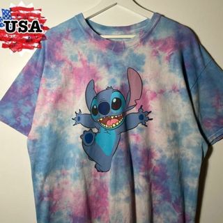 ディズニー(Disney)の【USA IMPORT❗️】ディズニー　タイダイ柄　90s XLビッグシルエット(Tシャツ/カットソー(半袖/袖なし))