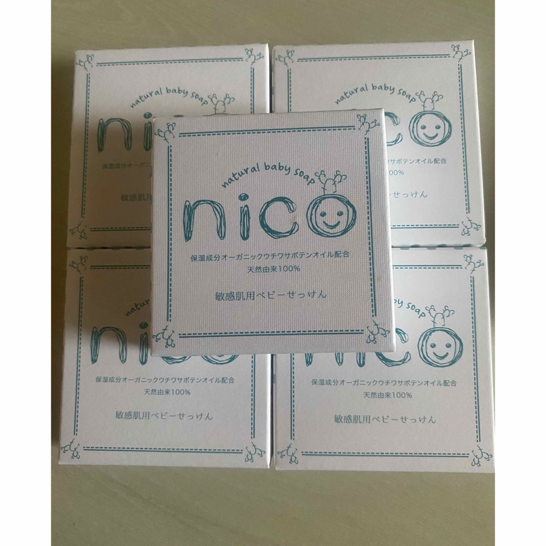 NICO - ニコ石鹸 5個セット ベビー石鹸 子ども用石鹸の通販 by ras ...