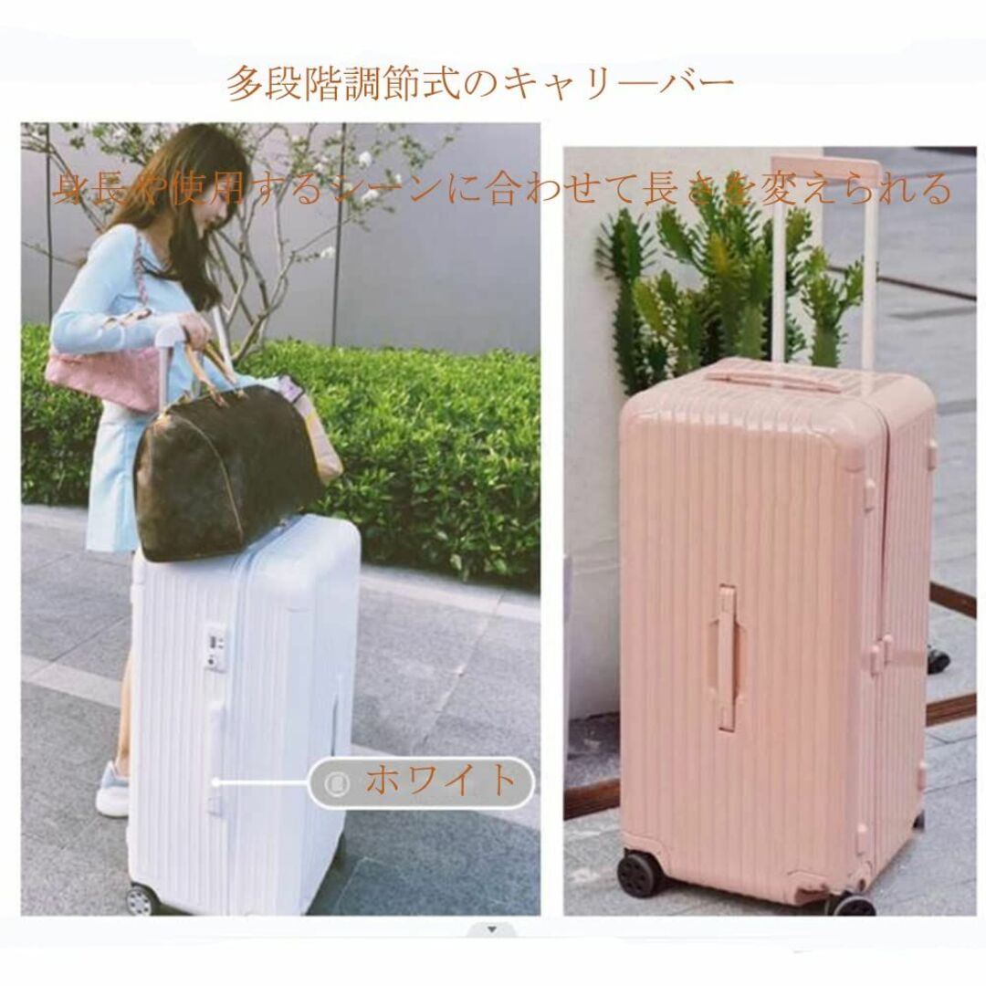 【色: レッド】[DINGHANG] 旅行出張 スーツケース おしゃれなキャリー