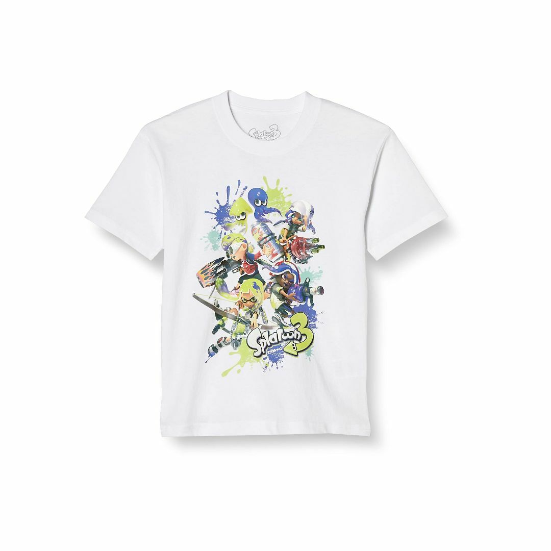 [スプラトゥーン] Tシャツ 半袖 3 イカ VS タコ キッズその他