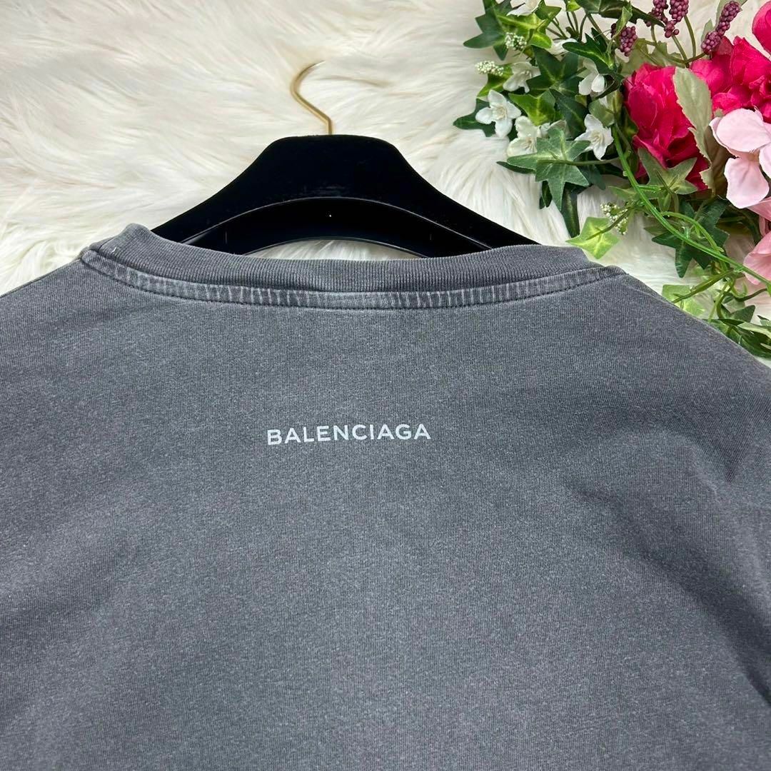 【美品】Balenciaga バレンシアガ 半袖カットソー Tシャツ M