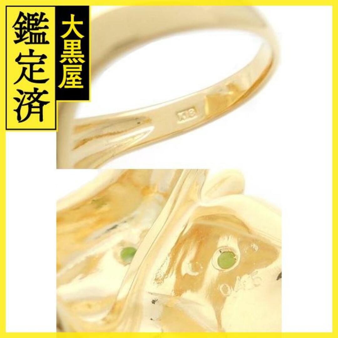 リング　指輪　グリーンガーネット　ダイヤモンド　【200】 レディースのアクセサリー(リング(指輪))の商品写真