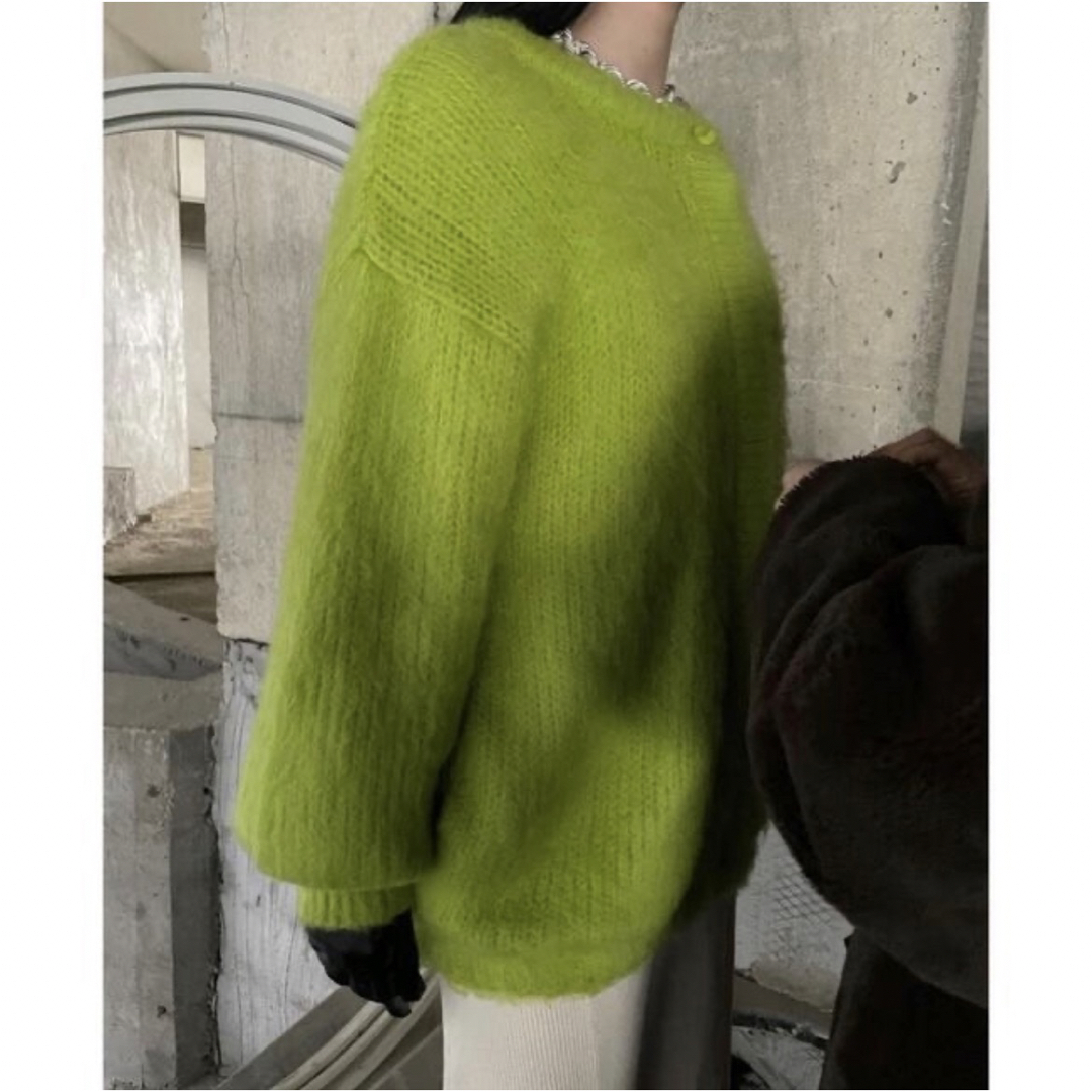 Ameri VINTAGE(アメリヴィンテージ)のAmeri 新品2WAY MOHAIR SHAGGY KNIT レディースのジャケット/アウター(毛皮/ファーコート)の商品写真