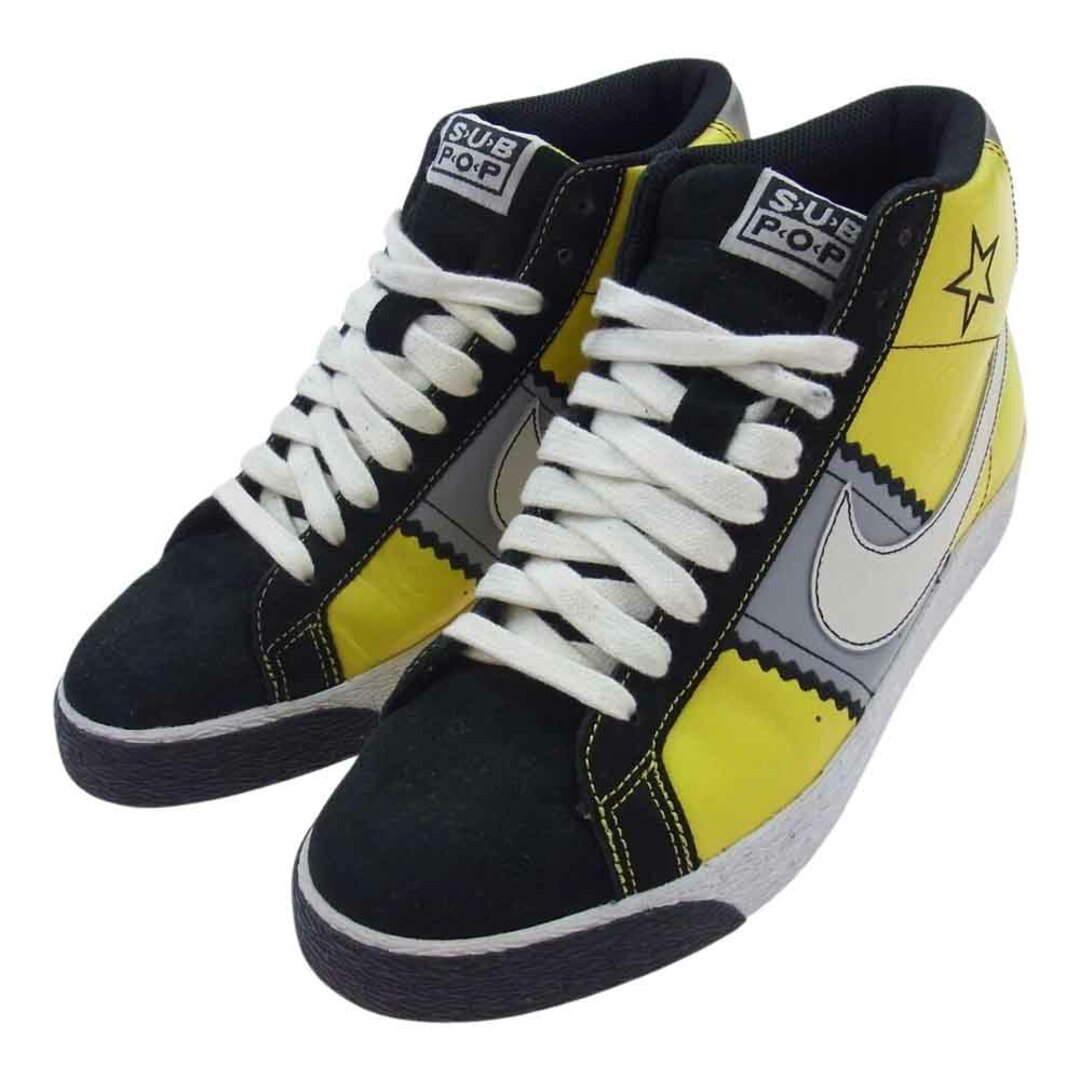 NIKE SB ナイキエスビー スニーカー 334106-711 BLAZER ELITE SB SUBPOP ブレーザー エリート スニーカー イエロー系 27cm【中古】 メンズの靴/シューズ(スニーカー)の商品写真