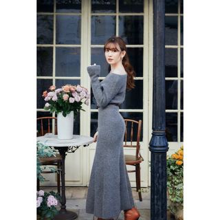 新品】Herlipto Wholegarment Knit Dress-