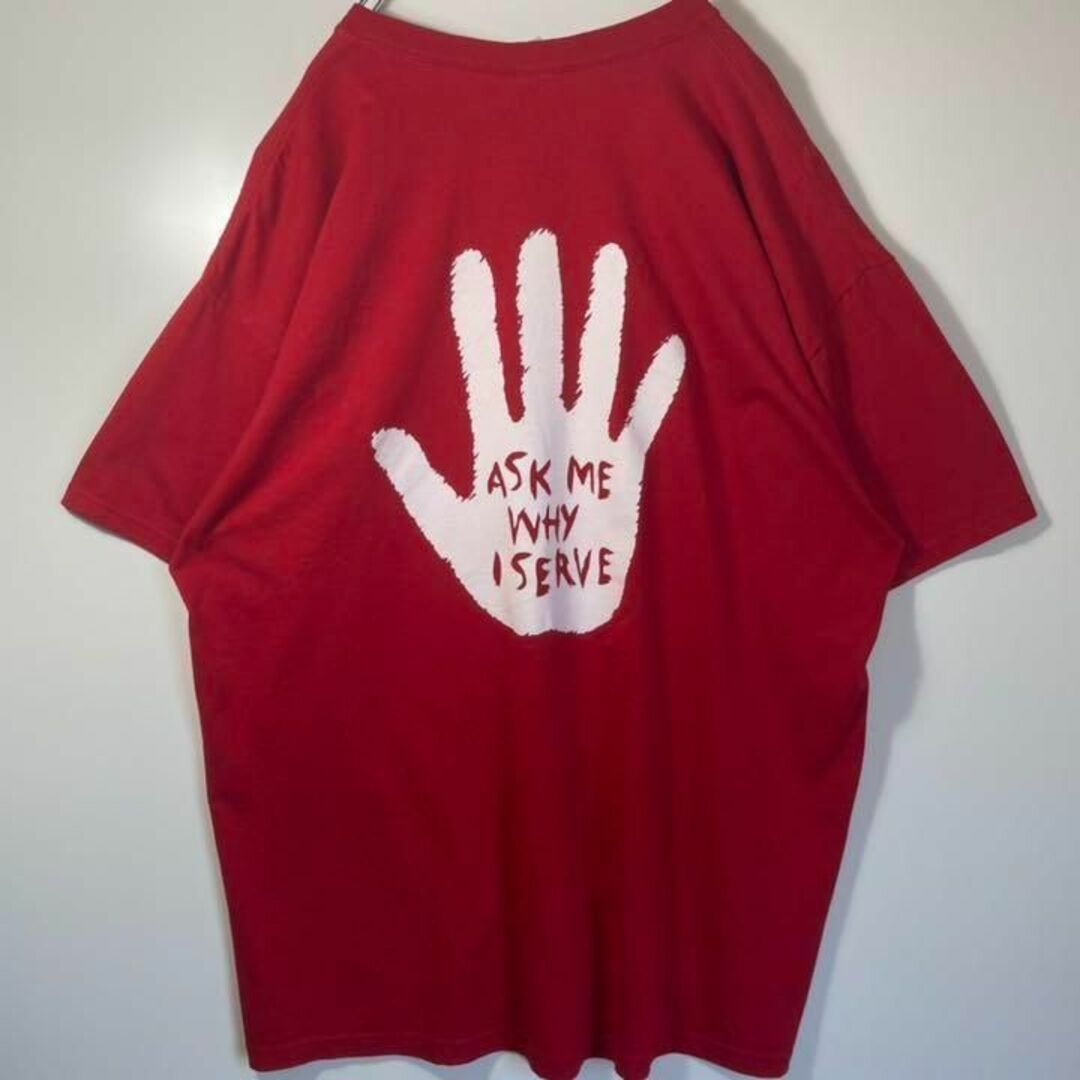 JERZEES(ジャージーズ)の【USA IMPORT❗️】90s 2XL バンドプリントロゴ　ビッグシルエット メンズのトップス(Tシャツ/カットソー(半袖/袖なし))の商品写真