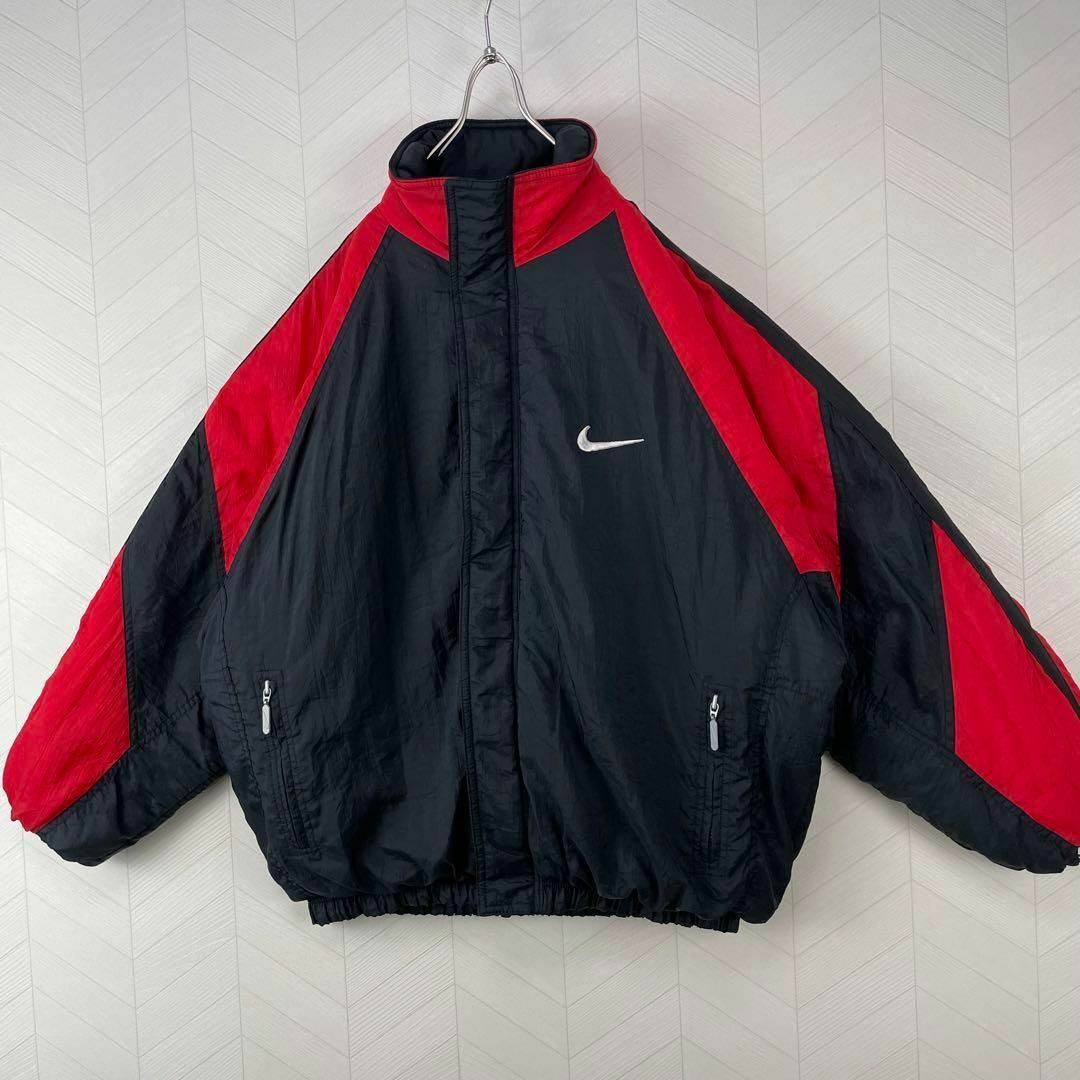 NIKE - 超激レア 90s ナイキ 中綿 ナイロンジャケット デカロゴ