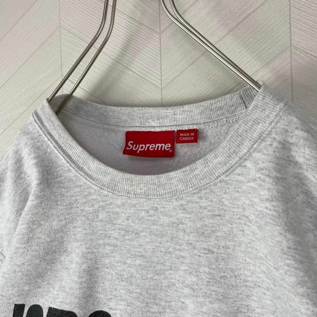 19AW Supreme 登坂広臣 着用 スウェット トレーナー デカロゴ L