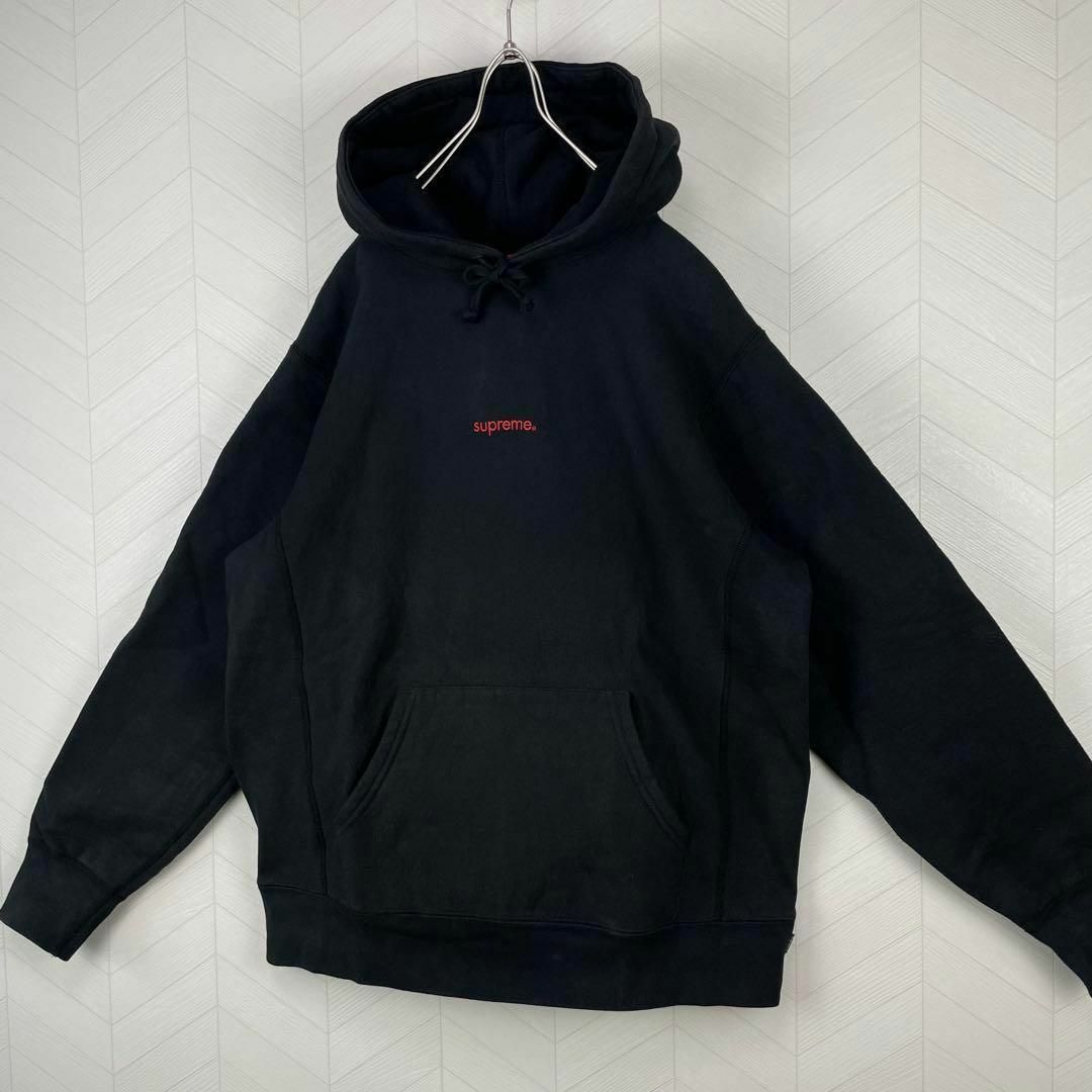 《新品》稀少 S Supreme Pullover プルオーバー パーカー 黒