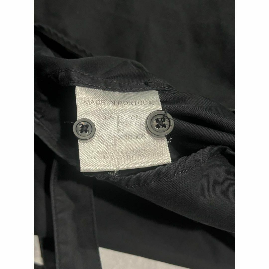 GIVENCHY - givenchy ボンテージ シャツ パラシュート 黒 ノーカラーの