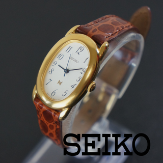 セイコー(SEIKO)の【稼働品】SEIKO　NOIE　レディース腕時計　電池、ベルト交換済　ト(腕時計)