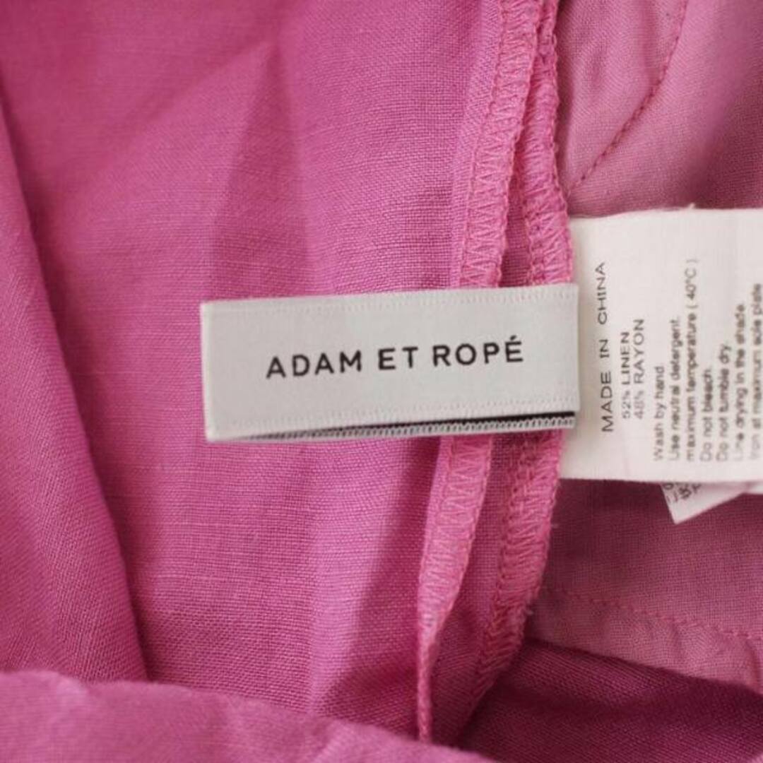 Adam et Rope'(アダムエロぺ)のAdam et Rope' リネンバンブーイージーパンツ 36 ピンク レディースのパンツ(その他)の商品写真