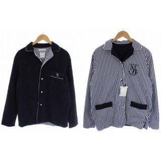 マディソンブルー(MADISONBLUE)のMADISONBLUE PAJAMAS SH PILE MNS XL 紺 白(シャツ)