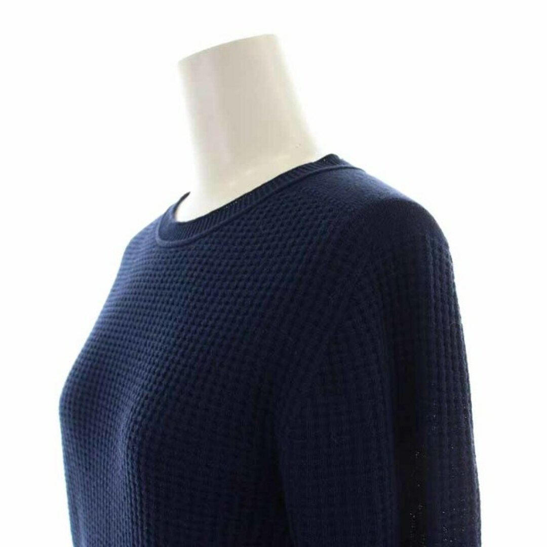 MADISONBLUE(マディソンブルー)のマディソンブルー ニット カットソー 長袖 00 XS 紺 ネイビー レディースのトップス(ニット/セーター)の商品写真