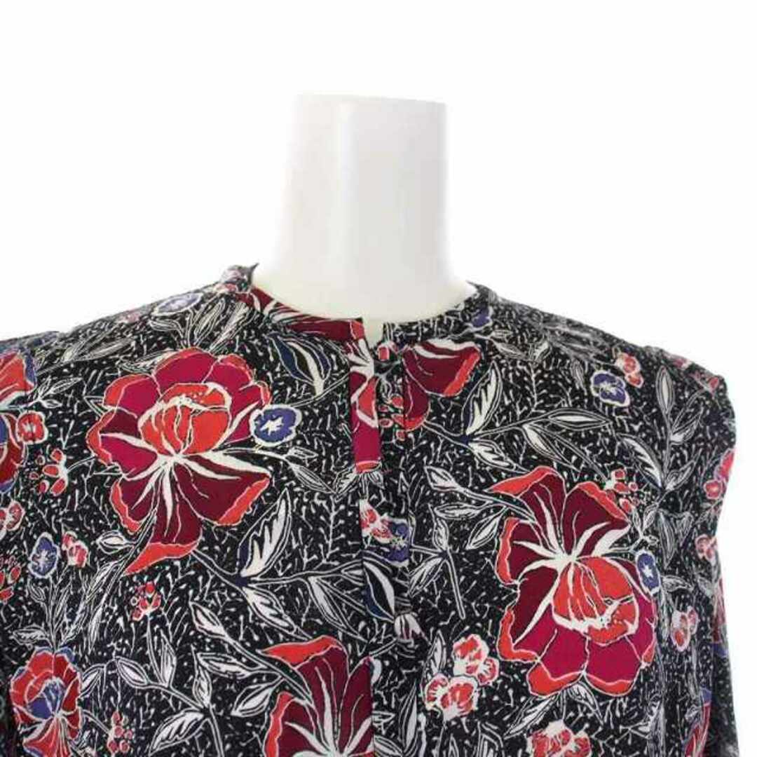 イザベル マラン エトワール 花柄 シャツワンピース 長袖 ロング クルーネック イザベル マラン エトワール 花柄 シャツワンピース 長袖 ロング クルーネック