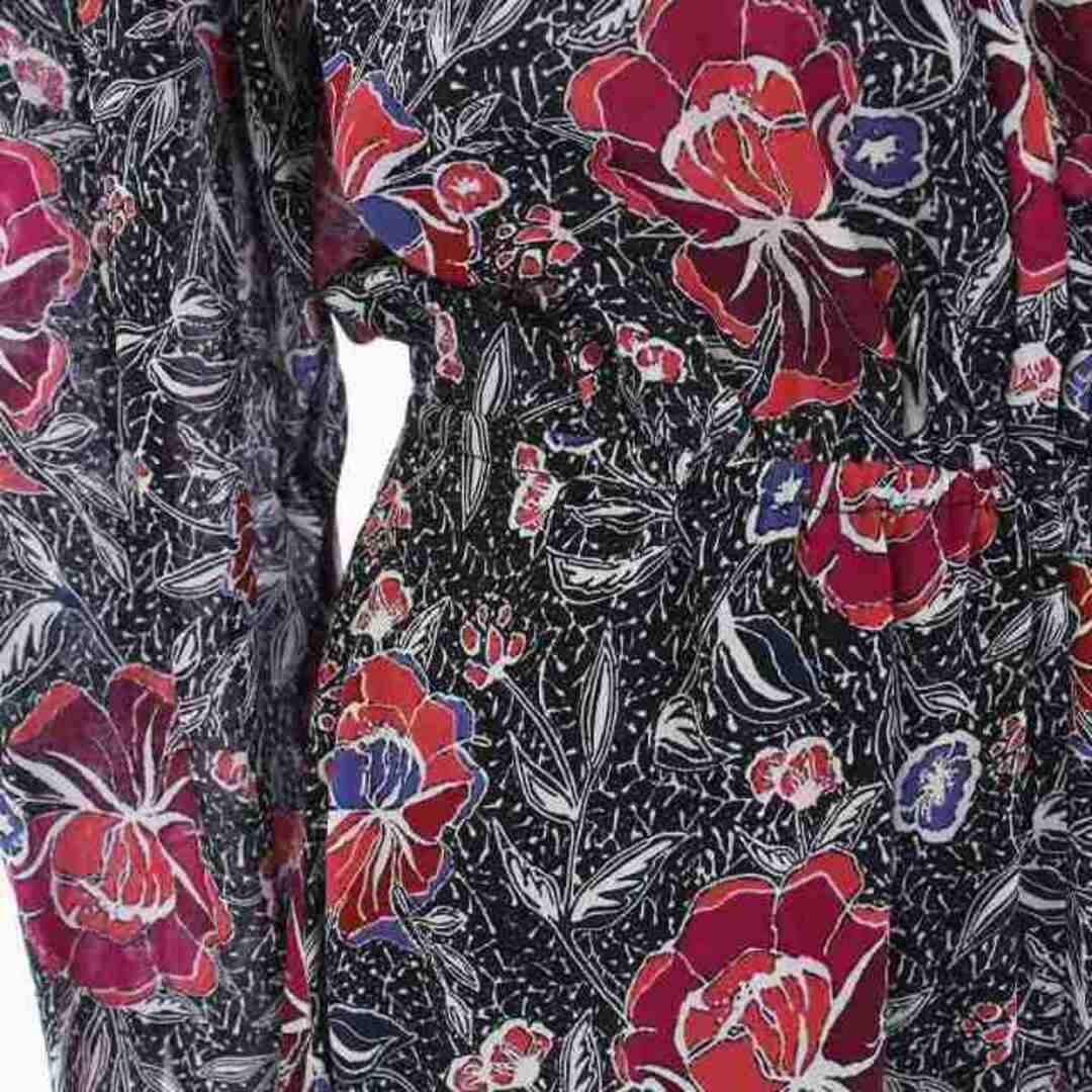 イザベル マラン エトワール 花柄 シャツワンピース 長袖 ロング クルーネック イザベル マラン エトワール 花柄 シャツワンピース 長袖 ロング クルーネック