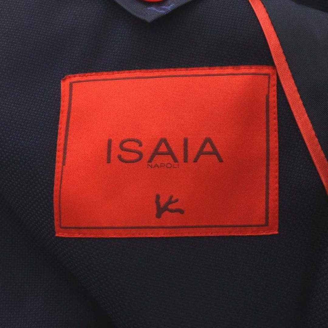 ISAIA テーラードジャケット ブレザー シングル ウール 46 M 紺 2
