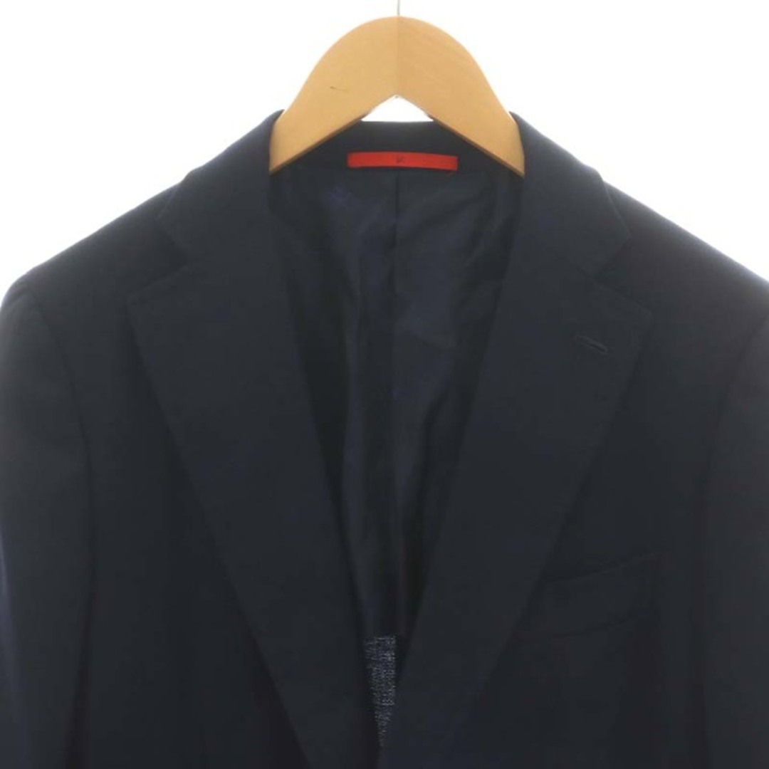 ISAIA テーラードジャケット ブレザー シングル ウール 46 M 紺の通販