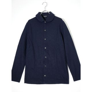 コムデギャルソン(COMME des GARCONS)のtricot COMME des GARCONSトリココムデギャルソン 丸襟ラウンドカラー 縮絨ウールシャツ【S】【LSHA72797】(その他)