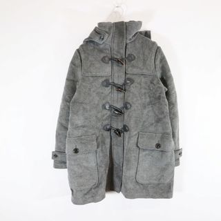 バーバリー(BURBERRY)のBURBERRY バーバリー ダッフルコート ウール　防寒  防風  大きいサイズ 秋冬 グレー (レディース 12) 中古 古着 N7093(ダッフルコート)