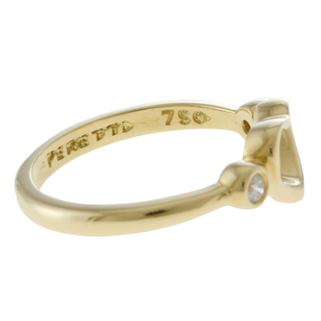 ティファニー オープンハート リング 指輪 8号 18金 K18イエローゴールド ダイヤモンド レディース TIFFANY&Co. 6