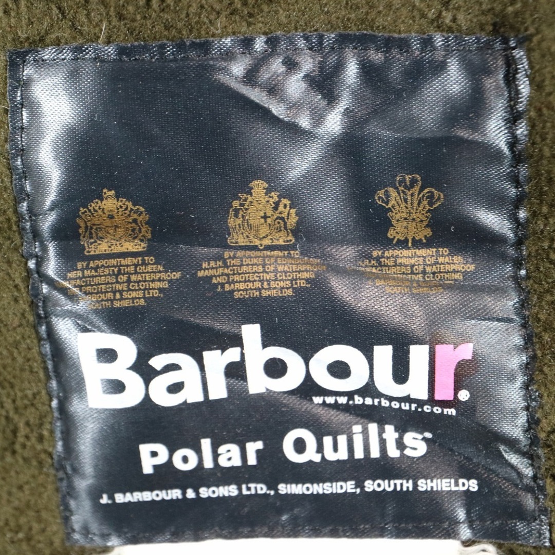 Barbour(バーブァー)のBarbour バブアー Polar Quilts キルティングジャケット ミドル丈 アウター 防寒  アウトドア ブラウン (メンズ XL) 中古 古着 N7191 メンズのジャケット/アウター(その他)の商品写真