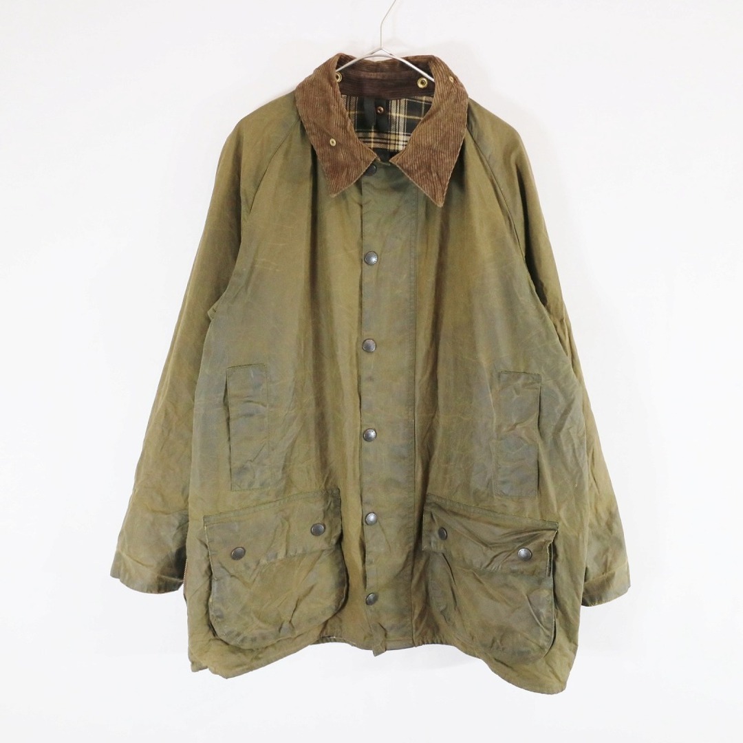 Barbour バブアー BEAUFORT  オイルドジャケット 防寒  防風  ヨーロッパ オリーブ (メンズ XL相当)   N7181約63cm身幅