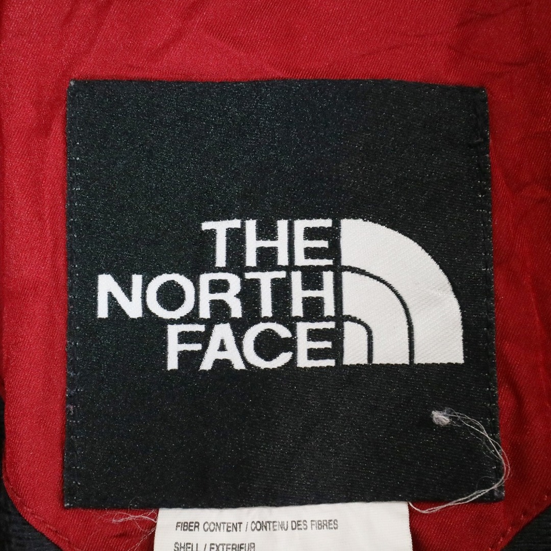 THE NORTH FACE(ザノースフェイス)の90年代 THE NORTH FACE ノースフェイス スキースーツ 防寒  防風  スキーウェア  アウトドア レッド (メンズ M) 中古 古着 N7182 メンズのジャケット/アウター(その他)の商品写真