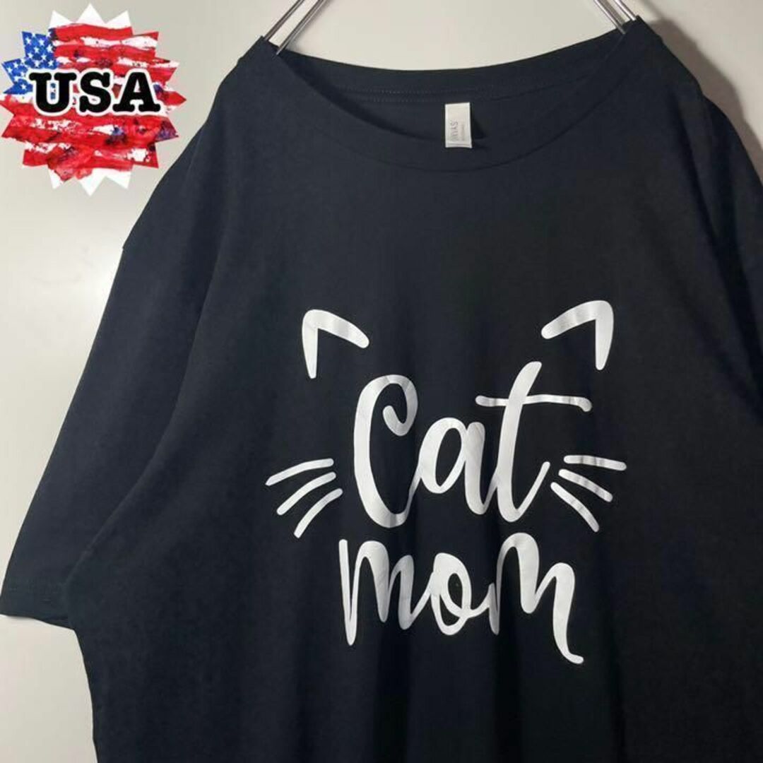 【USA IMPORT❗️】90s 2XL 猫　アニマルロゴ　ビッグシルエット