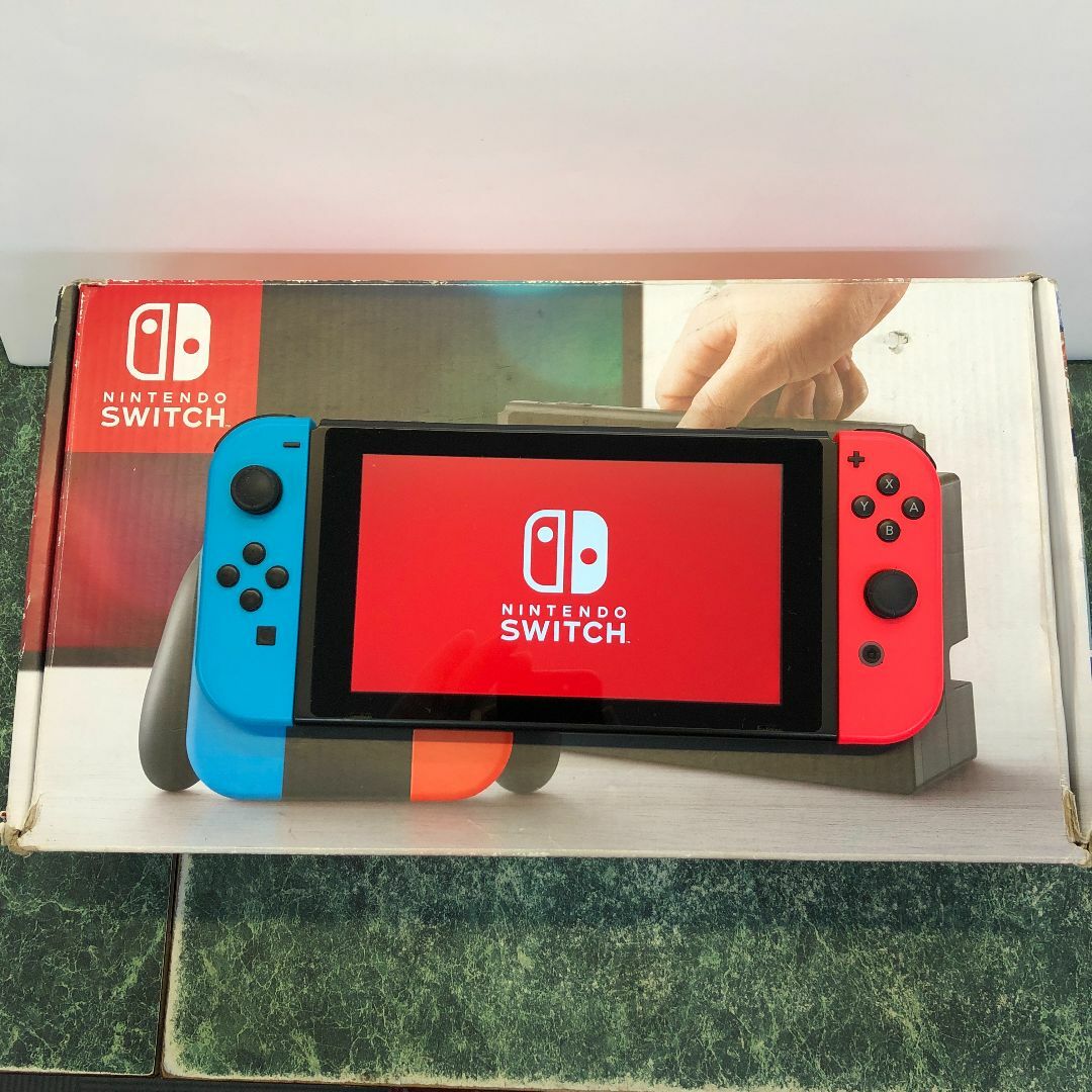 Nintendo Switch - nintendo switch 動作確認済み　SDカードJoyCon故障　欠品有