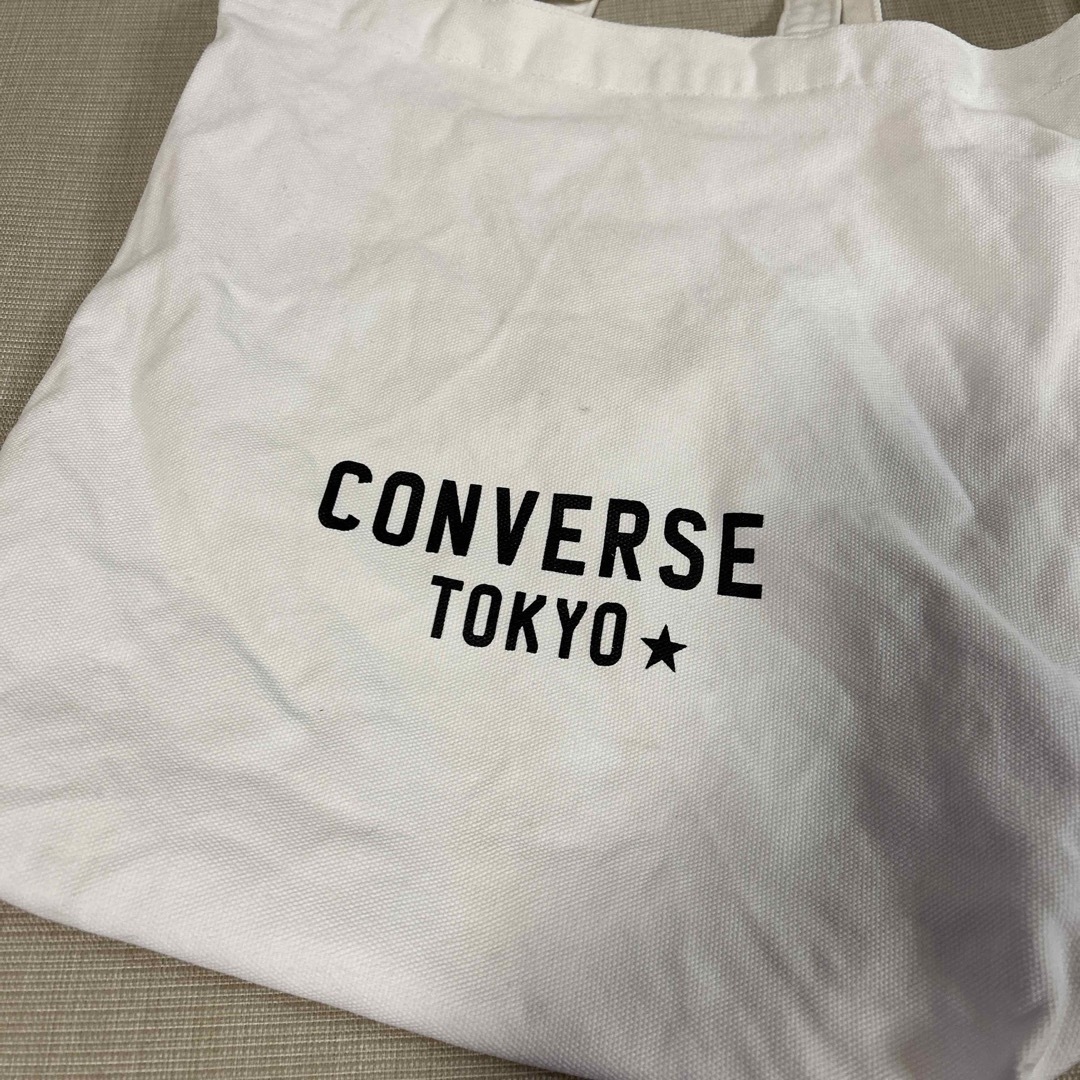 CONVERSE TOKYO(コンバーストウキョウ)のＣＯＮＶＥＲＳＥ　ＴＯＫＹＯ／コンバース　トウキョウ定番キャンバストートバッグＭ レディースのバッグ(ショルダーバッグ)の商品写真