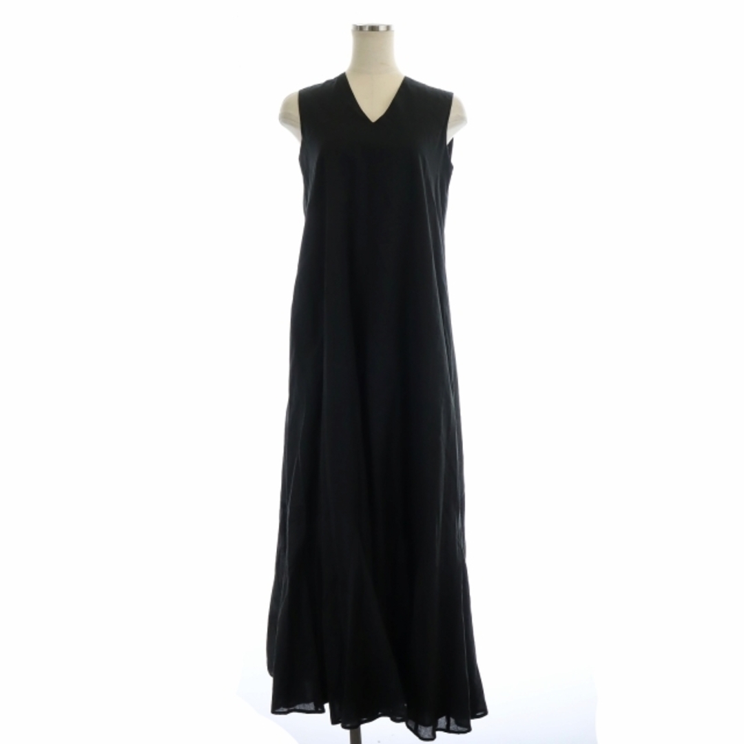 マリハ 夏の月影のドレス ワンピース ロング ノースリーブ Vネック 36 黒のサムネイル