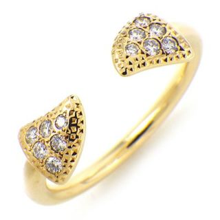 タサキ(TASAKI)のタサキ 田崎真珠 TASAKI リング ガーデン オブ キュリオシティ ソーンズ ダイヤモンド 計0.10ct K18YG 13号 【中古】(リング(指輪))