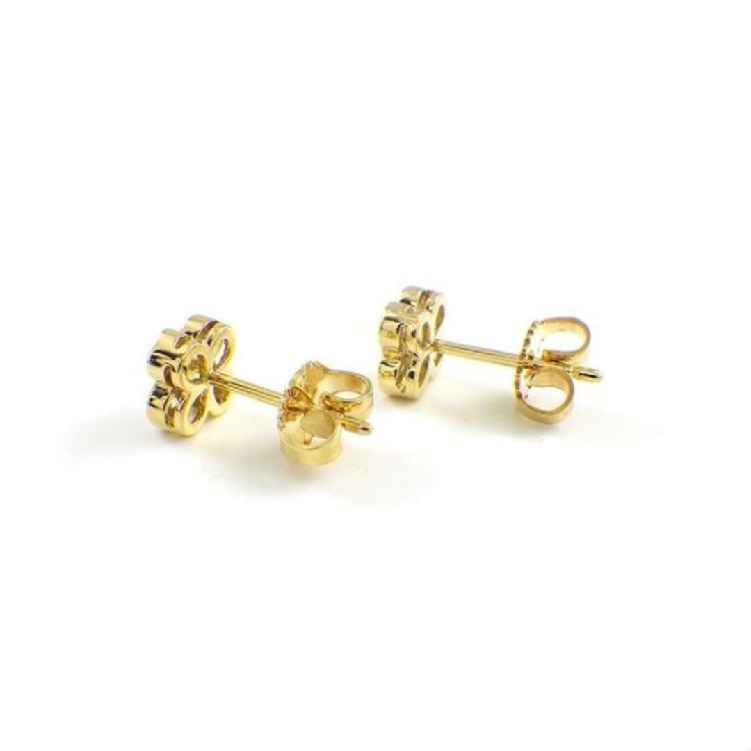 ティファニー Tiffany & Co. ピアス ベゼル フラワー 8ポイント ダイヤモンド K18YG 【中古】