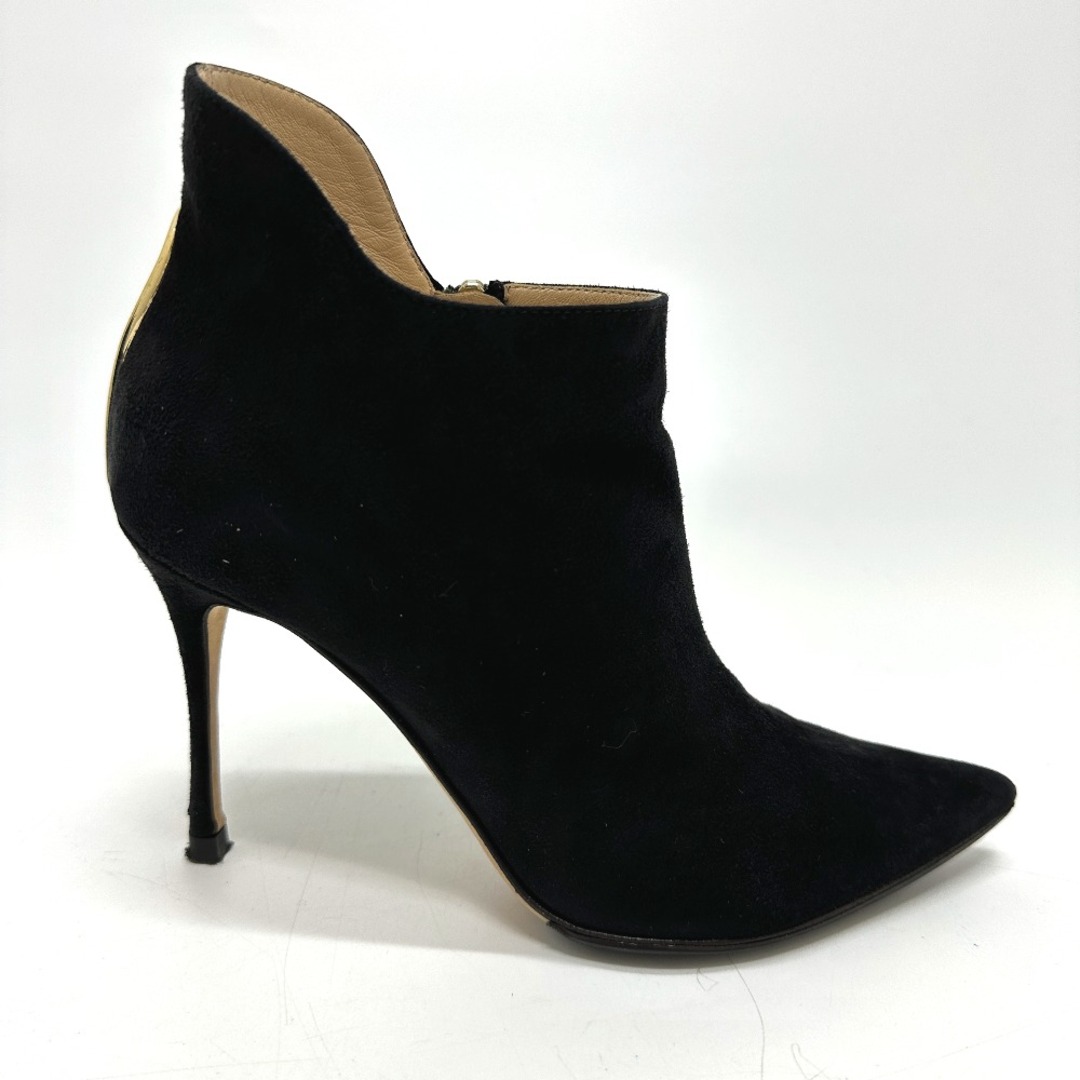 セルジオロッシ SHORT BOOTS スェード ブラック