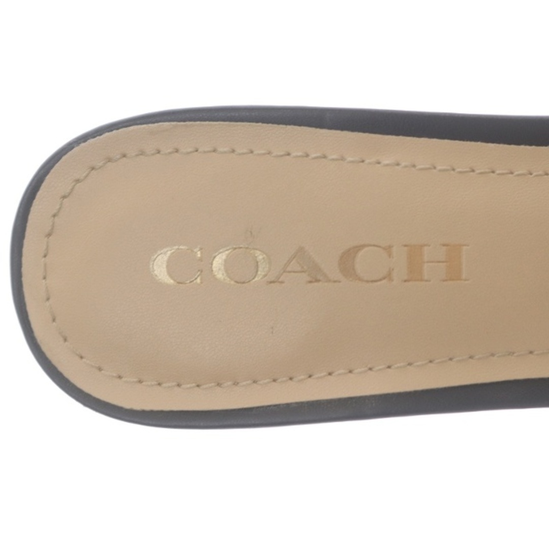 COACH(コーチ)のコーチ アビゲイル サンダル ミュール スクエアトゥ 25 黒 C8935 レディースの靴/シューズ(サンダル)の商品写真