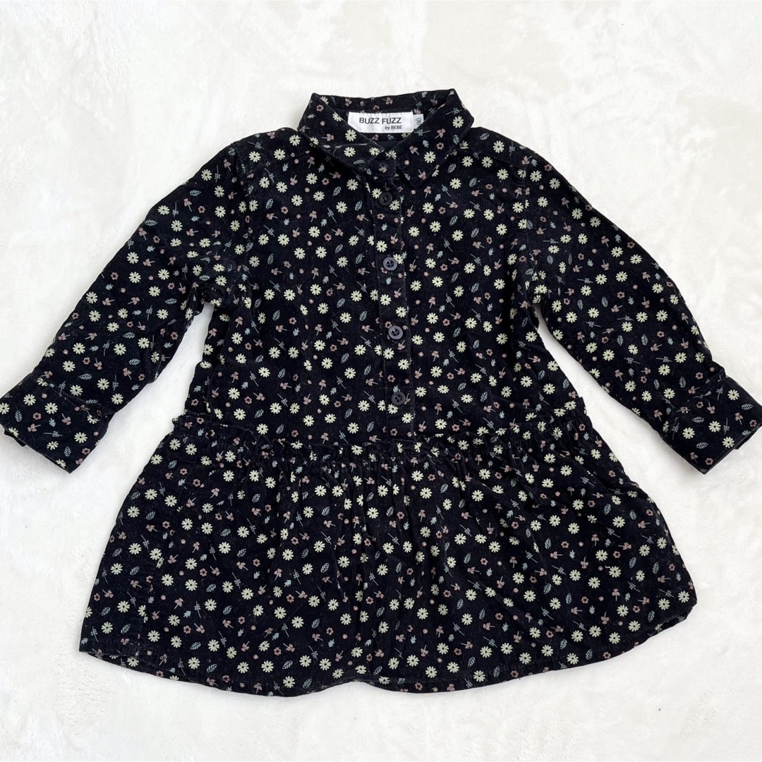 BeBe(ベベ)のBUZZ FUZZ byBEBE 90 花柄ワンピース キッズ/ベビー/マタニティのキッズ服女の子用(90cm~)(ワンピース)の商品写真