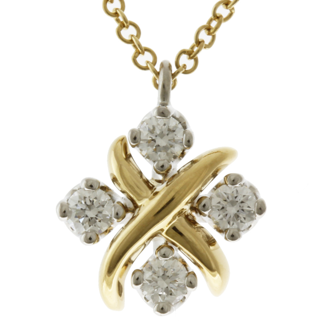 ティファニー TIFFANY&Co. ネックレス K18イエローゴールド ダイヤモンド