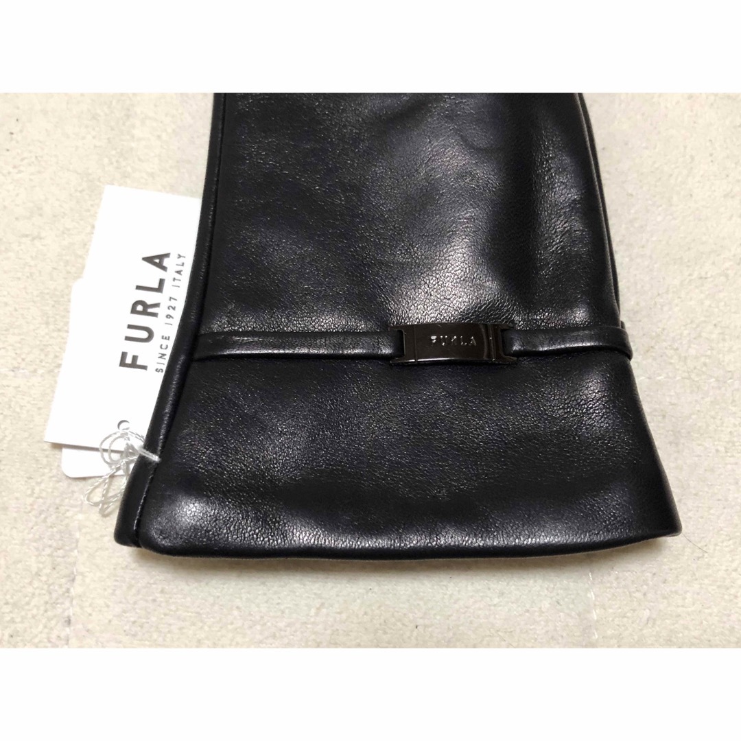 Furla(フルラ)の386新品FURLAフルラ 羊革ラムレザーベルト付き手袋イタリア製 レディースのファッション小物(手袋)の商品写真