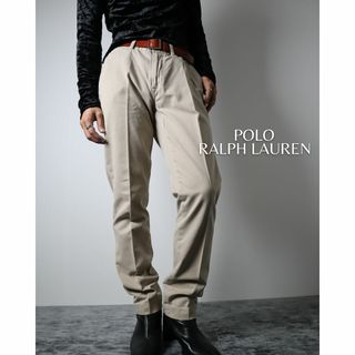 ポロラルフローレン(POLO RALPH LAUREN)の【ポロラルフローレン】スリムフィット クラシック チノパン  ベージュ W32(チノパン)