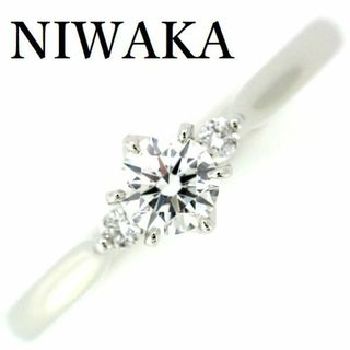 ニワカ(俄)のNIWAKA 俄 ダイヤモンド 0.26ct E-VS2-3EX リング 白鈴 Pt950(リング(指輪))