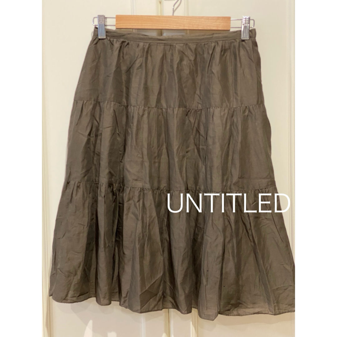 UNTITLED(アンタイトル)のUNTITLED アンタイトル スカート レディースのスカート(ロングスカート)の商品写真